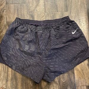 Nike Women's Blackish-purple Running Shorts